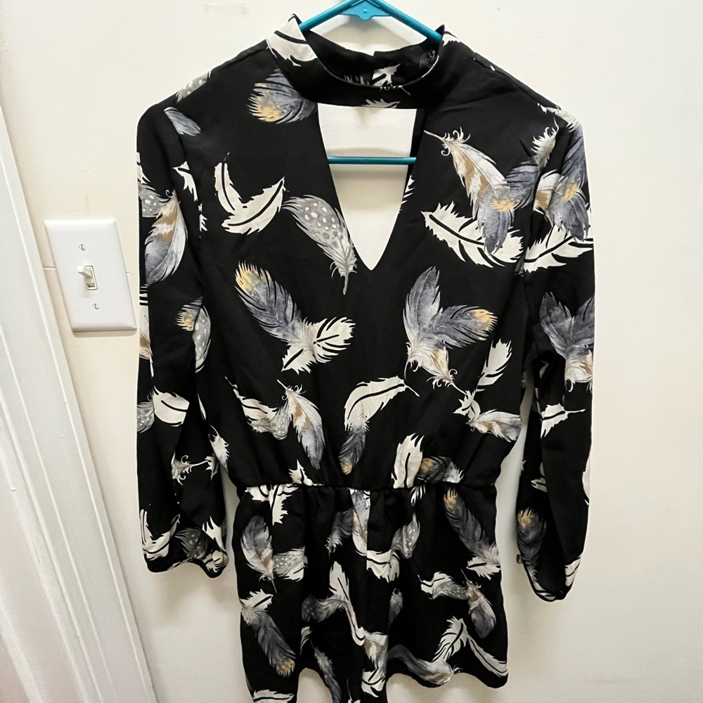 Long sleeve romper